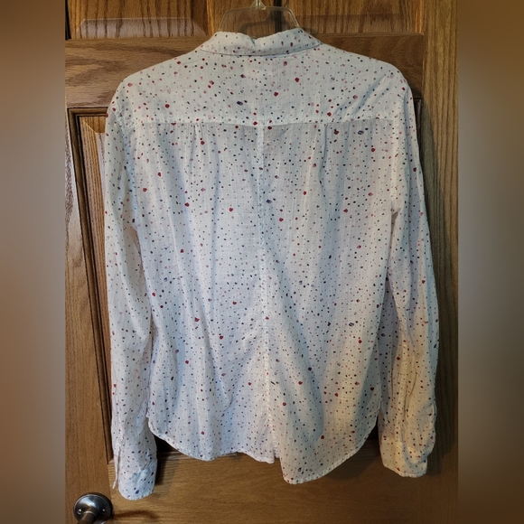 Meadow Rue Anthropologie Polka Dot Confetti Blouse - Picture 3 of 4